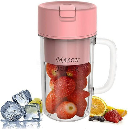 Portable Mini Juicer Blender with Straw Cup (500ml)