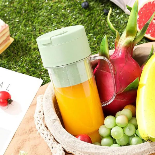 Portable Mini Juicer Blender with Straw Cup (500ml)